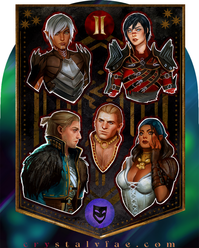 Dragon Age 2 Premium Sticker Sheet