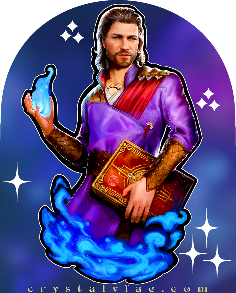 Baldur's Gate Gale of Waterdeep Premium Sticker