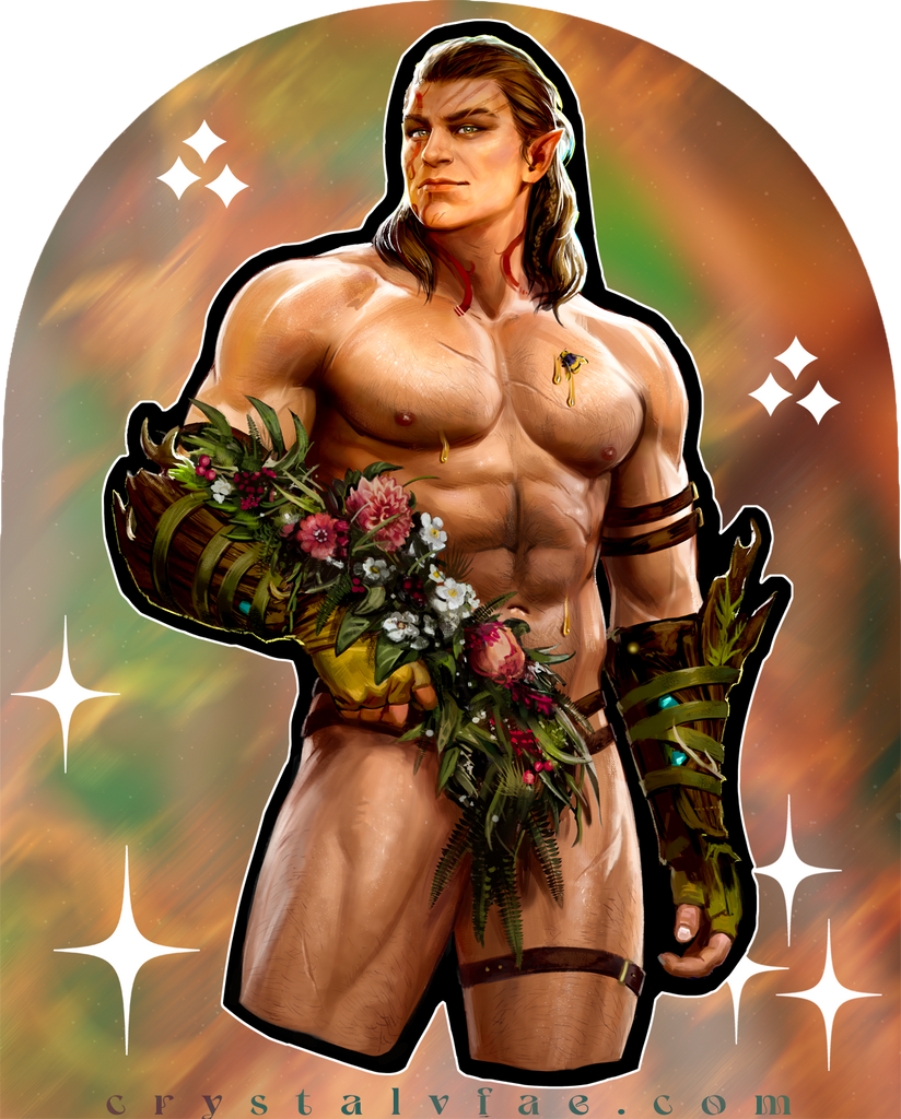 Baldur's Gate Boudoir  Halsin Premium 5" Sticker