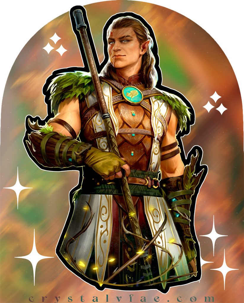 Baldur's Gate Halsin Premium 5" Sticker