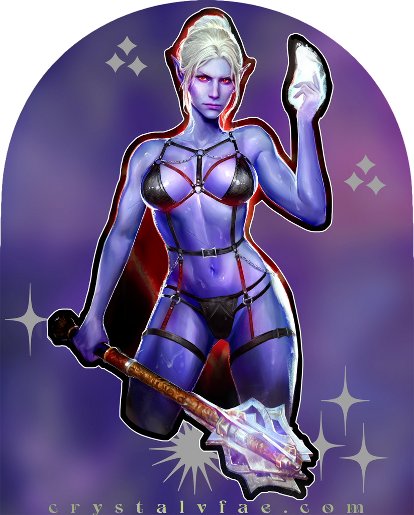 Baldur's Gate Boudoir Minthara Premium 5" Sticker