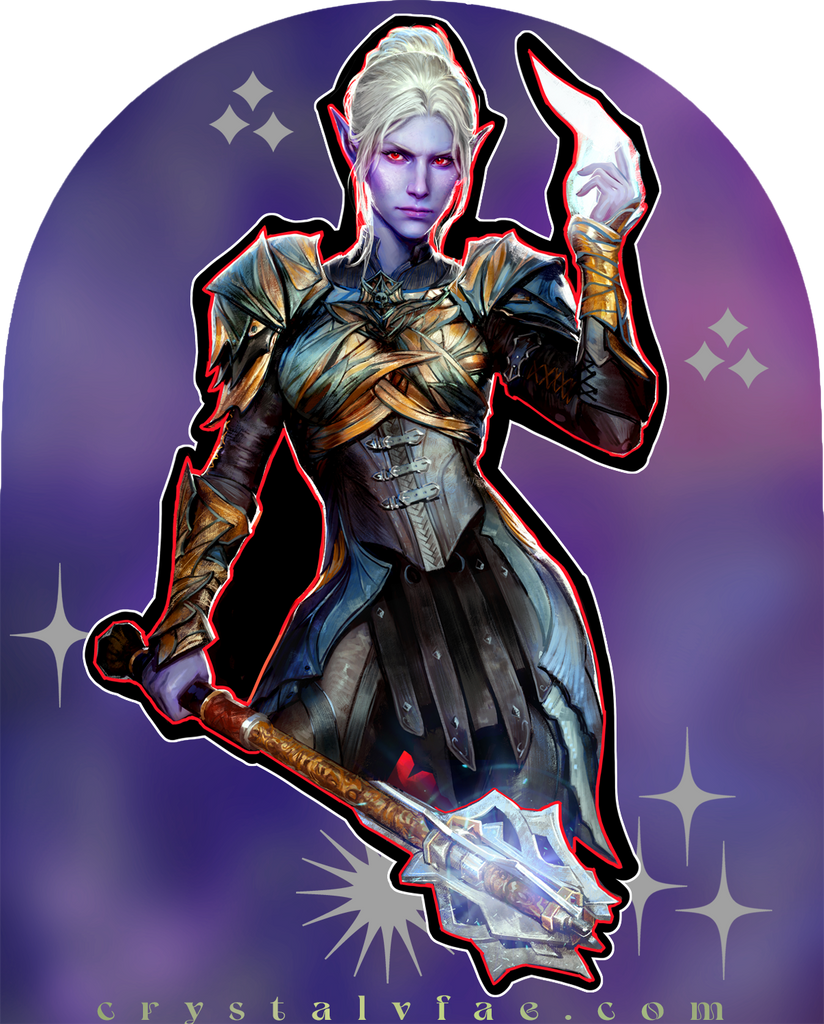 Baldur's Gate Minthara Premium 5" Sticker