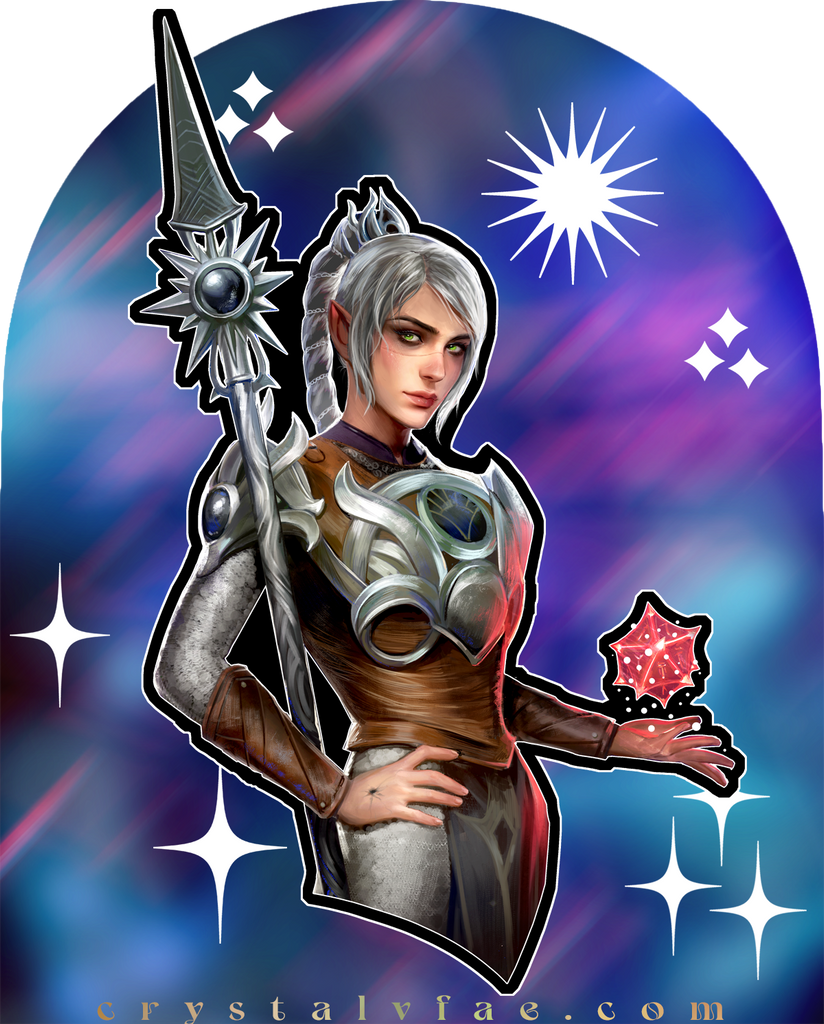 Baldur's Gate Shadowheart Premium 5" Sticker