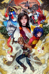 FF9 Final Fantasy 9 Art Print 11x17 or 18x27 Inch Open Edition