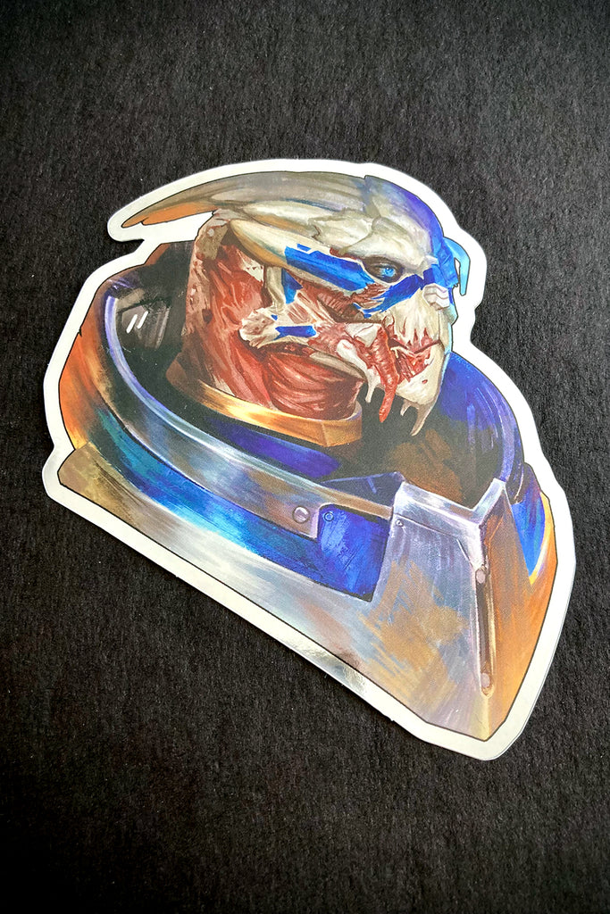 Mass Effect Garrus Premium 5" Sticker