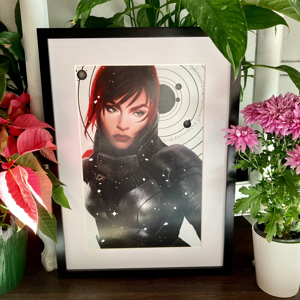 Mass Effect 3 Femshep Commander Shepard N7 Day Art Print 11x17 inch Op ...