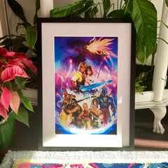 FFX Final Fantasy X Yuna & Her Guardians Open Edition Art Print