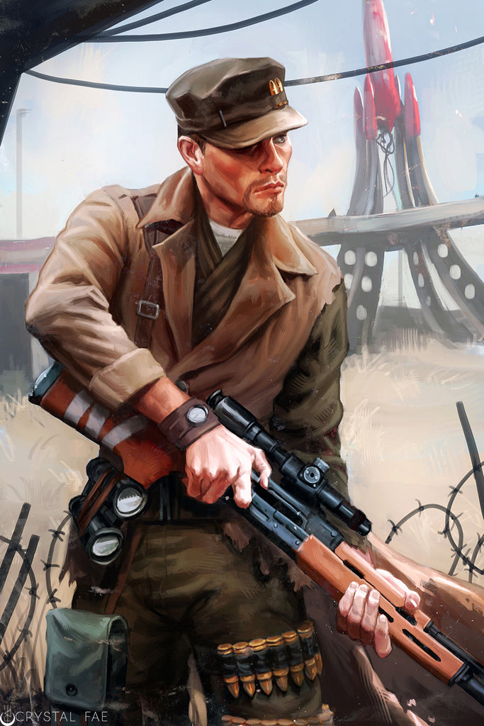 Fallout 4 Robert Joseph Maccready Art Print 11x17 inch Open